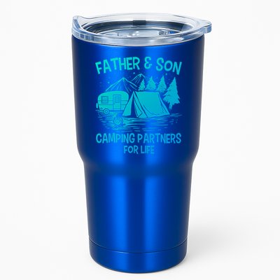 Father And Son Camping Partners For Life Gift Tumbler