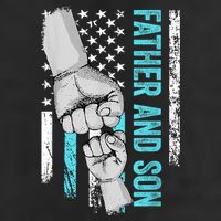 Father And Son American Flag Matching Fathers Day Father Son Adult Drive Performance Visor