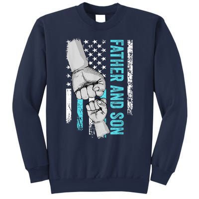 Father And Son American Flag Matching Fathers Day Father Son Sweatshirt