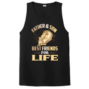 Father And Son Best Friends For Life Lion Matching Cool Gift PosiCharge Competitor Tank