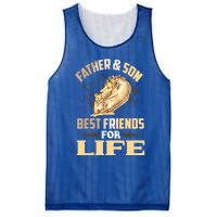 Father And Son Best Friends For Life Lion Matching Cool Gift Mesh Reversible Basketball Jersey Tank