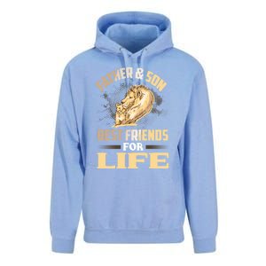 Father And Son Best Friends For Life Lion Matching Cool Gift Unisex Surf Hoodie