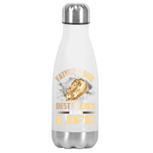 Father And Son Best Friends For Life Lion Matching Cool Gift Stainless Steel Insulated Water Bottle