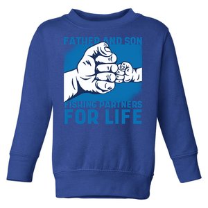 Father And Son Fishing Trip Fisher Family Gift Toddler Sweatshirt