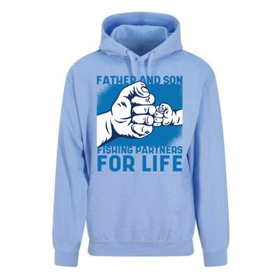 Father And Son Fishing Trip Fisher Family Gift Unisex Surf Hoodie