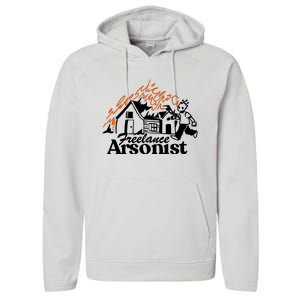 Freelance Arsonist Sobsannix Performance Fleece Hoodie