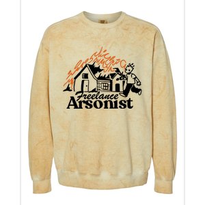 Freelance Arsonist Sobsannix Colorblast Crewneck Sweatshirt