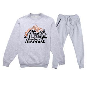 Freelance Arsonist Sobsannix Premium Crewneck Sweatsuit Set