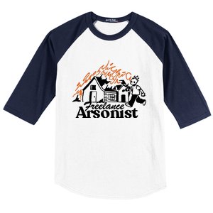 Freelance Arsonist Sobsannix Baseball Sleeve Shirt