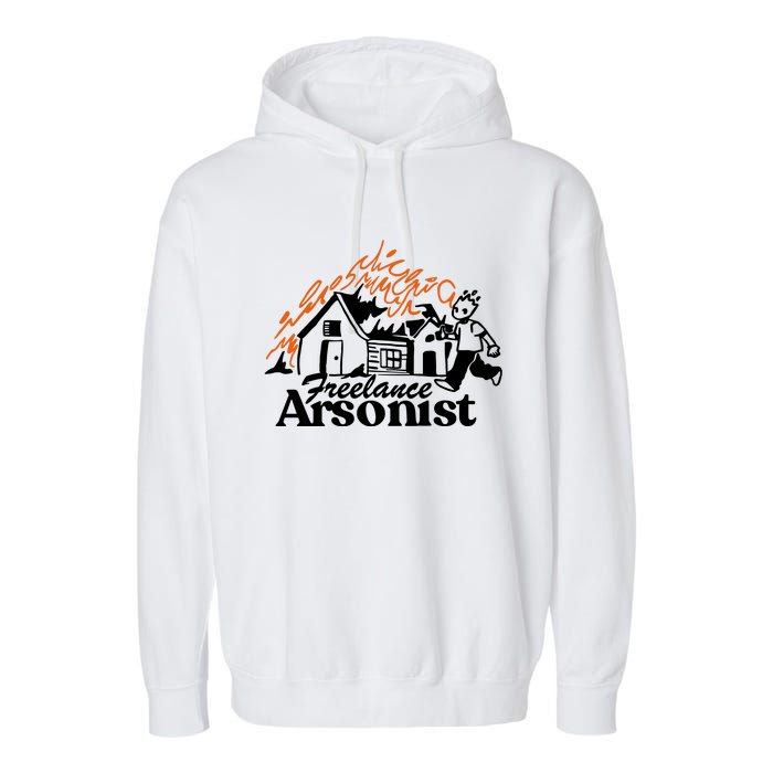 Freelance Arsonist Sobsannix Garment-Dyed Fleece Hoodie