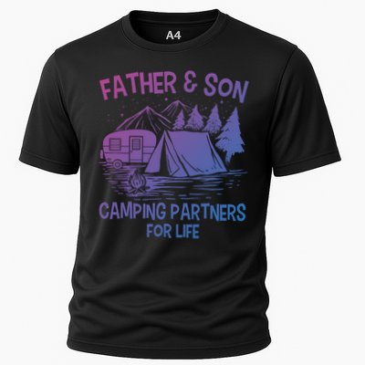 Father And Son Camping Partners For Life Gift Performance Shirt