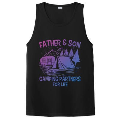 Father And Son Camping Partners For Life Gift PosiCharge Competitor Tank