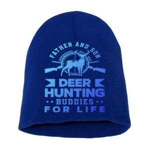 Father And Son Deer Hunting Buddies For Life Gift Short Acrylic Beanie