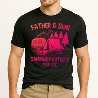 Father And Son Camping Partners For Life Gift Cooling Performance Crew T-Shirt