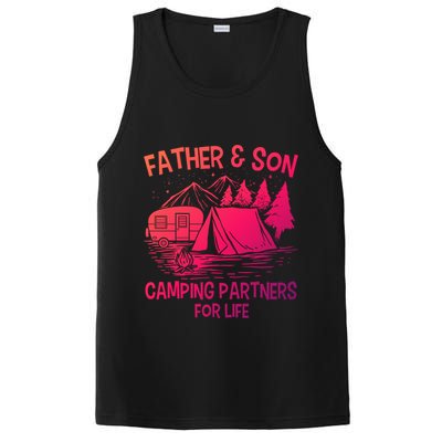Father And Son Camping Partners For Life Gift PosiCharge Competitor Tank