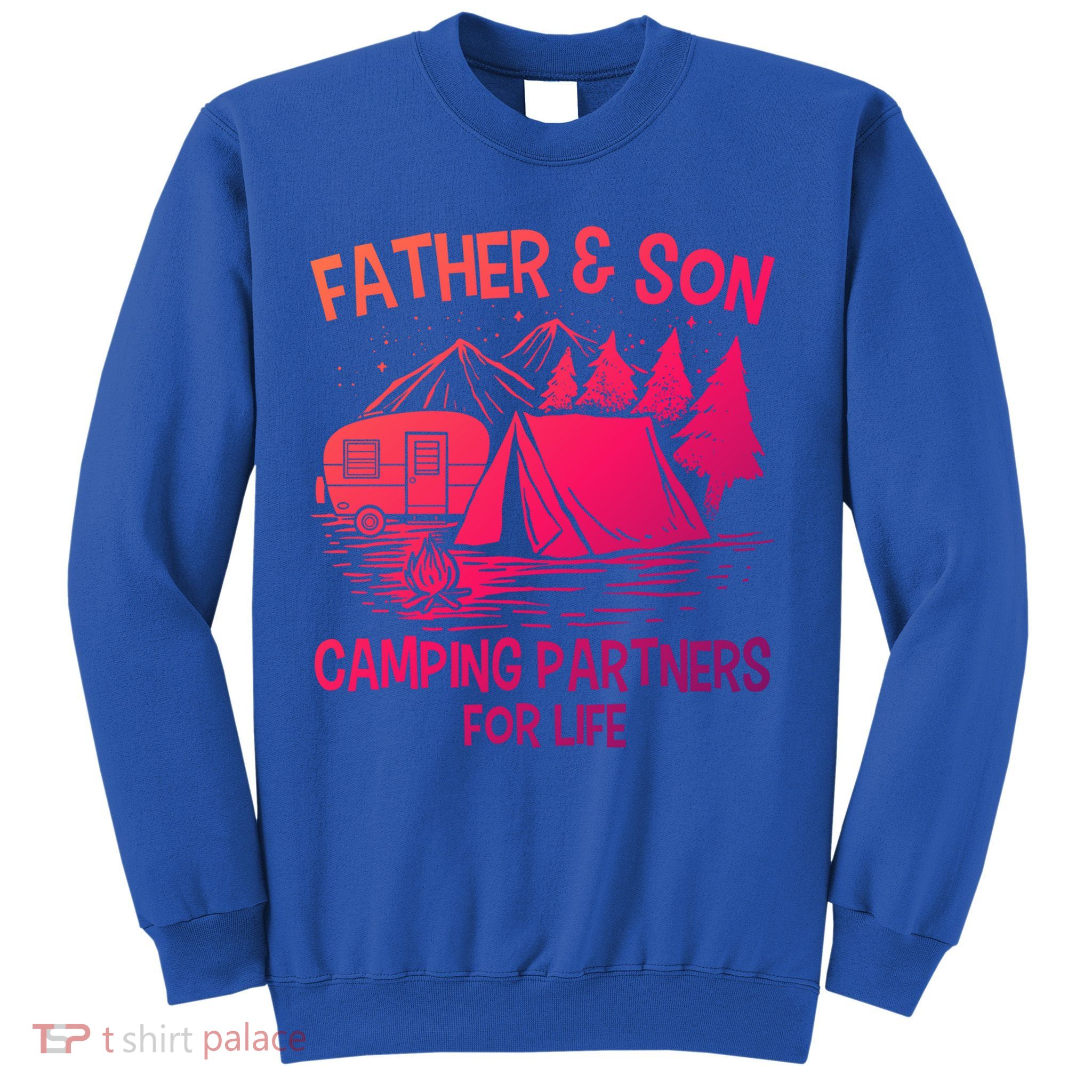 Father And Son Camping Partners For Life Gift Sweatshirt