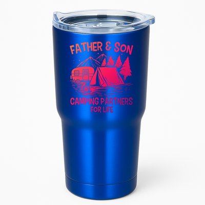 Father And Son Camping Partners For Life Gift Tumbler