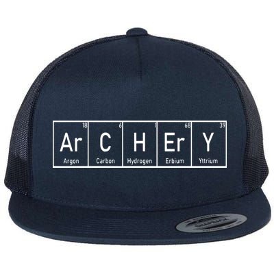 Funny Archery Shirts I Periodic Elements Nerd Gift Idea Flat Bill Trucker Hat