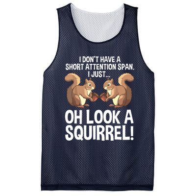 Funny ADHD Squirrel Design For Chipmunk Pet Lovers Mesh Reversible Basketball Jersey Tank