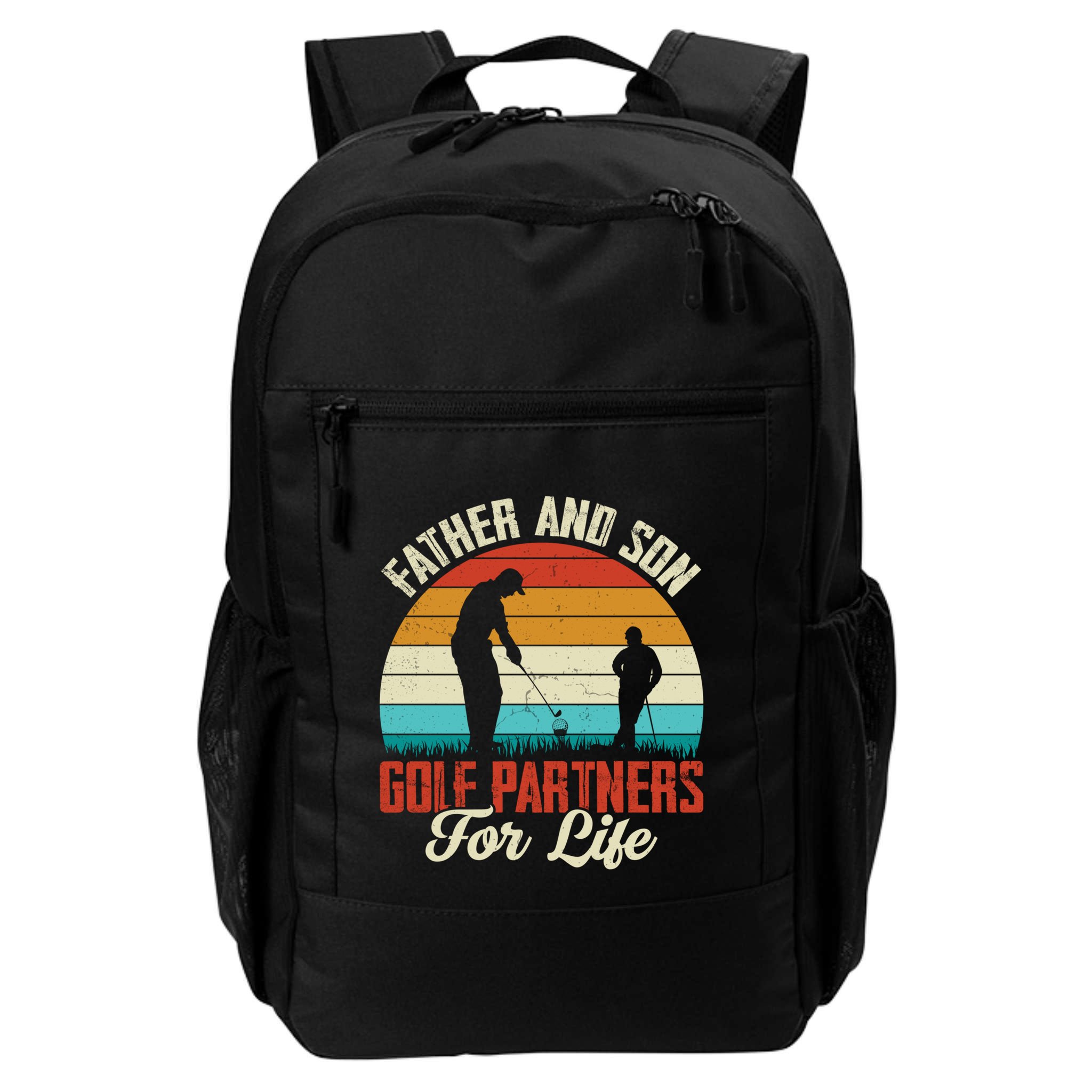 Father And Son Golf Partners For Life Gift Backpack