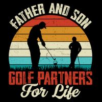 Father And Son Golf Partners For Life Gift Backpack