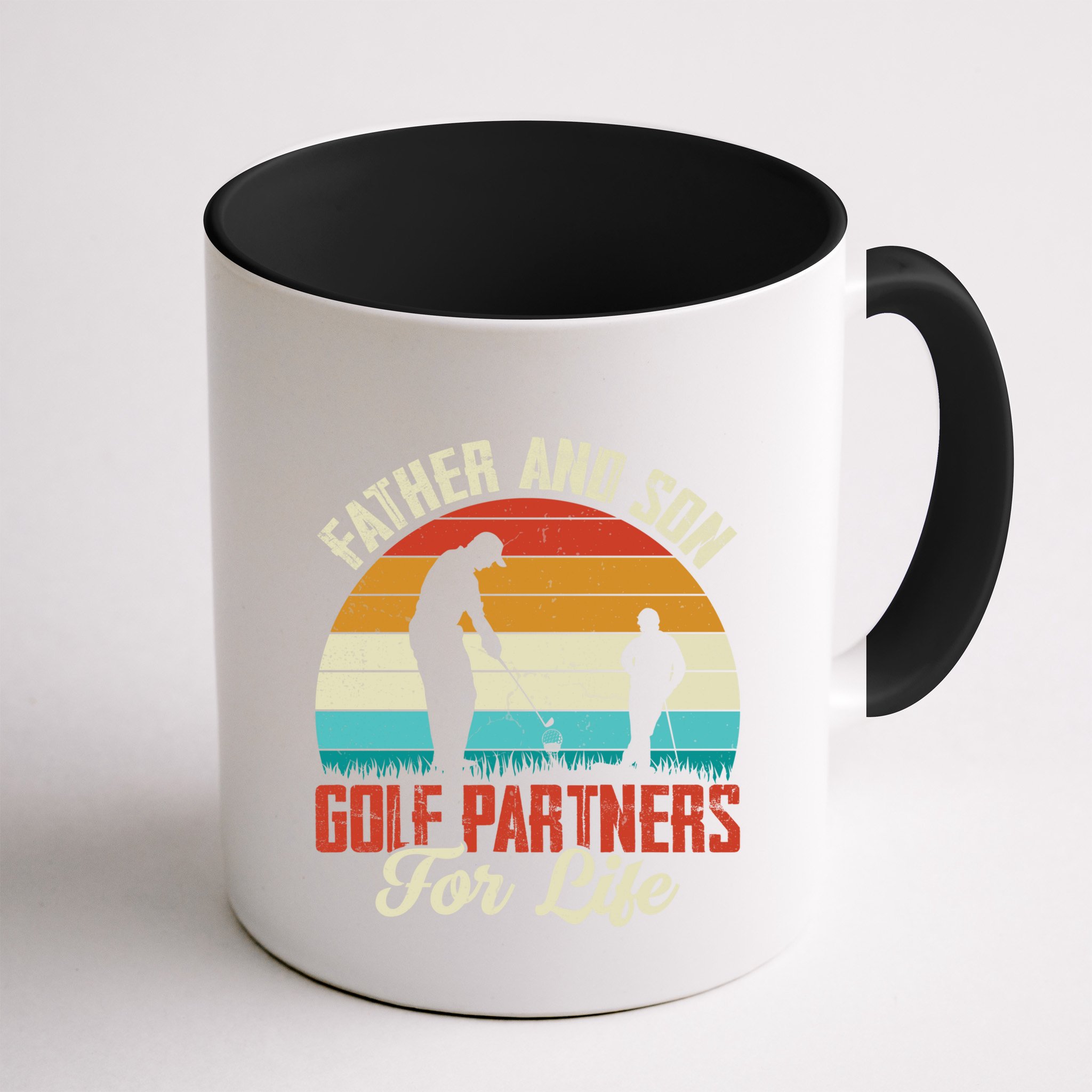 Father And Son Golf Partners For Life Gift Mug