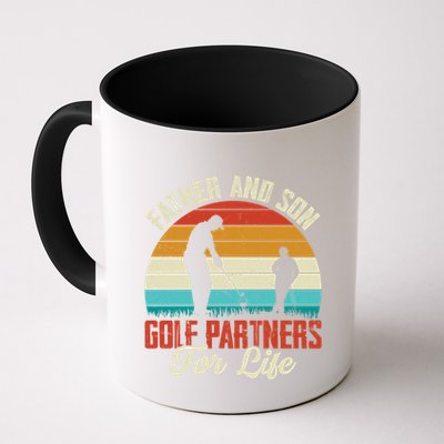 Father And Son Golf Partners For Life Gift Mug