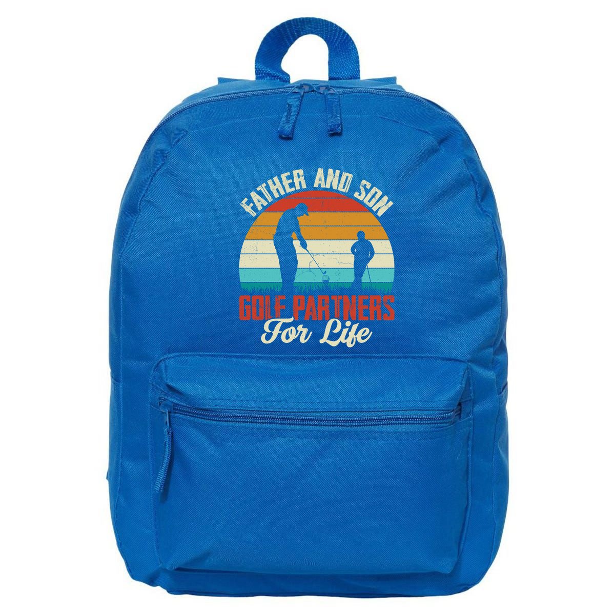Father And Son Golf Partners For Life Gift 16 in Basic Backpack