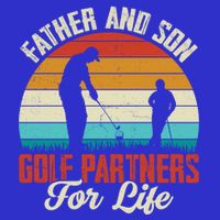 Father And Son Golf Partners For Life Gift 16 in Basic Backpack