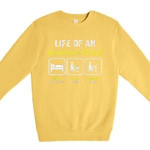 Funny Architecture Student For Architects Architecture Lover  Premium Crewneck Sweatshirt