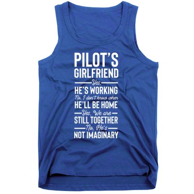 Funny Aviator Surprise Aviation Pilots Friend Cute Gift Tank Top