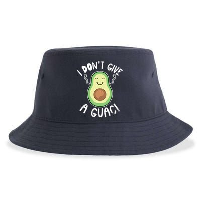 Funny Avocado Shirts I Dont Give A Guac Vegan Sustainable Bucket Hat