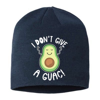 Funny Avocado Shirts I Dont Give A Guac Vegan Sustainable Beanie