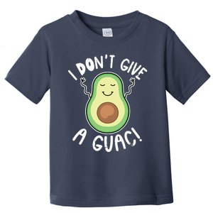 Funny Avocado Shirts I Dont Give A Guac Vegan Toddler T-Shirt