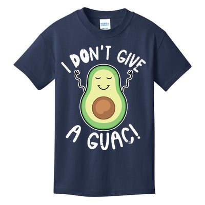 Funny Avocado Shirts I Dont Give A Guac Vegan Kids T-Shirt