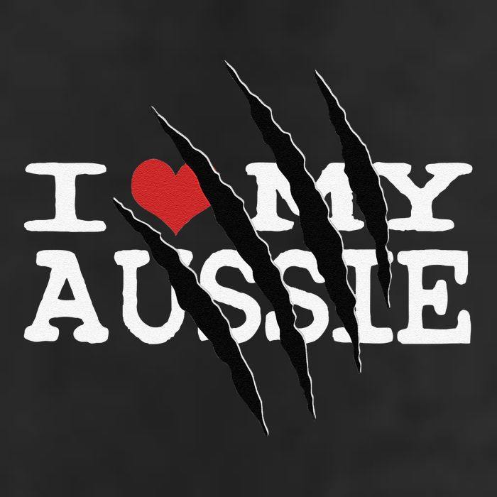 Funny Australian Shepherd I Love My Aussie Funny Aussie Cool Comfort Performance Bucket Hat