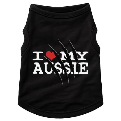 Funny Australian Shepherd I Love My Aussie Funny Aussie Doggie Tank