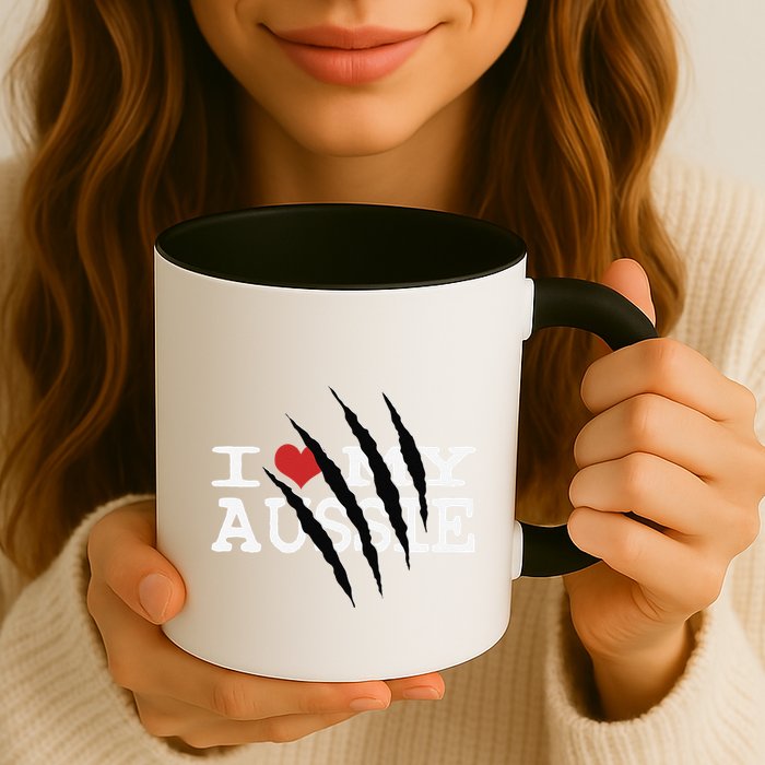 Funny Australian Shepherd I Love My Aussie Funny Aussie Mug
