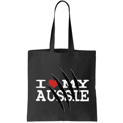 Funny Australian Shepherd I Love My Aussie Funny Aussie Bag