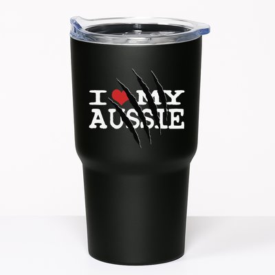 Funny Australian Shepherd I Love My Aussie Funny Aussie Tumbler