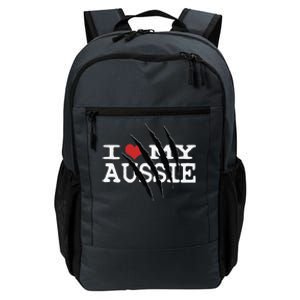 Funny Australian Shepherd I Love My Aussie Funny Aussie Daily Commute Backpack