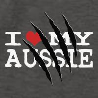 Funny Australian Shepherd I Love My Aussie Funny Aussie Vector Backpack