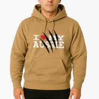 Funny Australian Shepherd I Love My Aussie Funny Aussie Hoodie