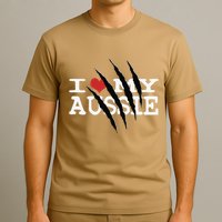 Funny Australian Shepherd I Love My Aussie Funny Aussie T-Shirt