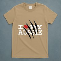 Funny Australian Shepherd I Love My Aussie Funny Aussie T-Shirt