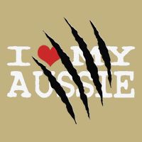 Funny Australian Shepherd I Love My Aussie Funny Aussie T-Shirt