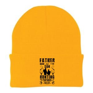 Father And Son Hunting Buddies Dad And Son Hunting Buddy Funny Gift Knit Cap Winter Beanie