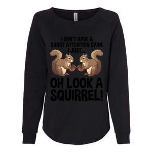 Funny Adhd Squirrel Design Chipmunk Pet Lovers Gift Womens California Wash Sweatshirt