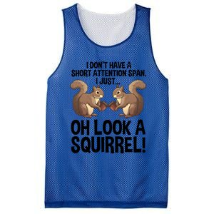 Funny Adhd Squirrel Design Chipmunk Pet Lovers Gift Mesh Reversible Basketball Jersey Tank