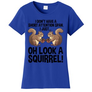 Funny Adhd Squirrel Design Chipmunk Pet Lovers Gift Women's T-Shirt